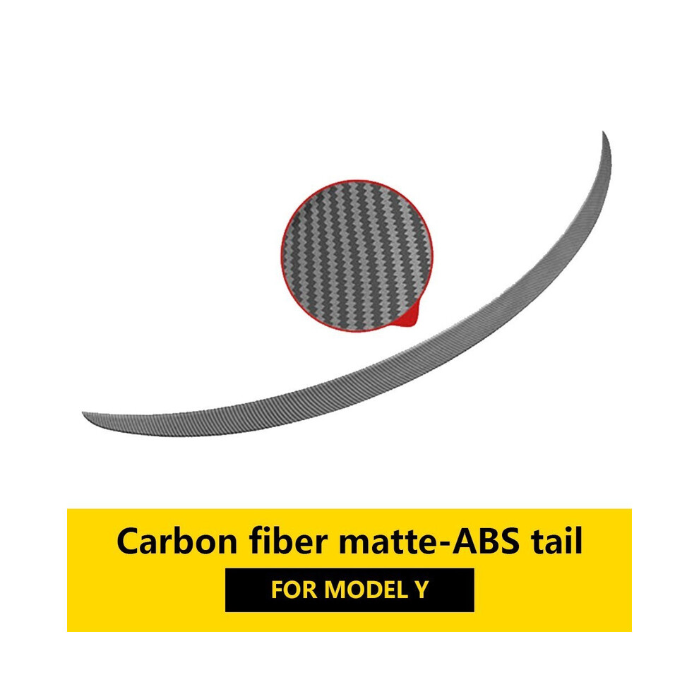 (My Carbon Matte) Abs Fiber Spoiler Modely/Model3 Auto Trunk Wing For Tesla Model 3 Y 2023 Accessories Car Exterior Parts Modification 8704304424136