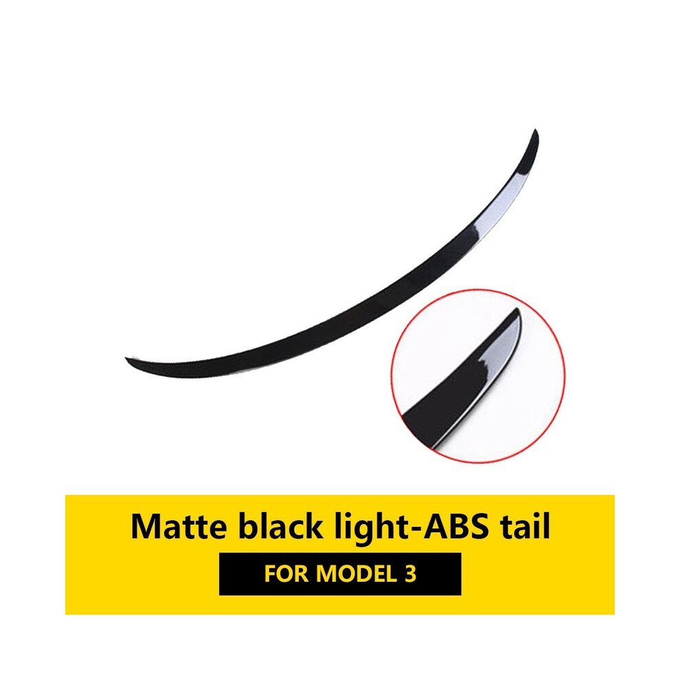 (M3 Glossy ) Abs Fiber Spoiler Modely/Model3 Auto Trunk Wing For Tesla Model 3 Y 2023 Accessories Car Exterior Parts Modification Black 8704304424129