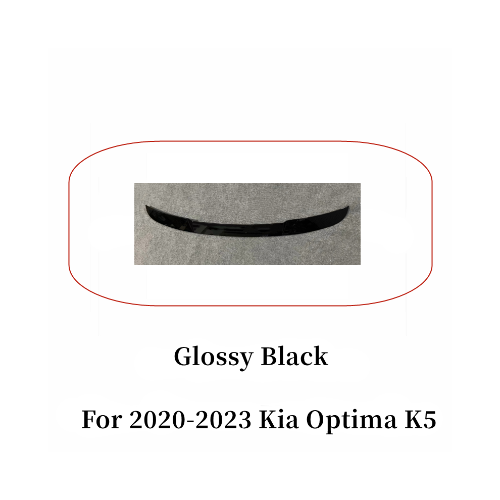 (Glossy ) For 2020-2024 Kia Optima K5 Gt Car Rear Window Roof Spoiler Wings Bodykit Tuning Accessories Black 8704304422026