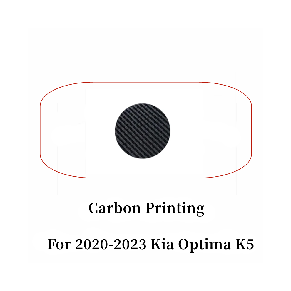 (Carbon Printing) For 2020-2024 Kia Optima K5 Gt Car Rear Window Roof Spoiler Wings Bodykit Tuning Accessories Black 8704304422019