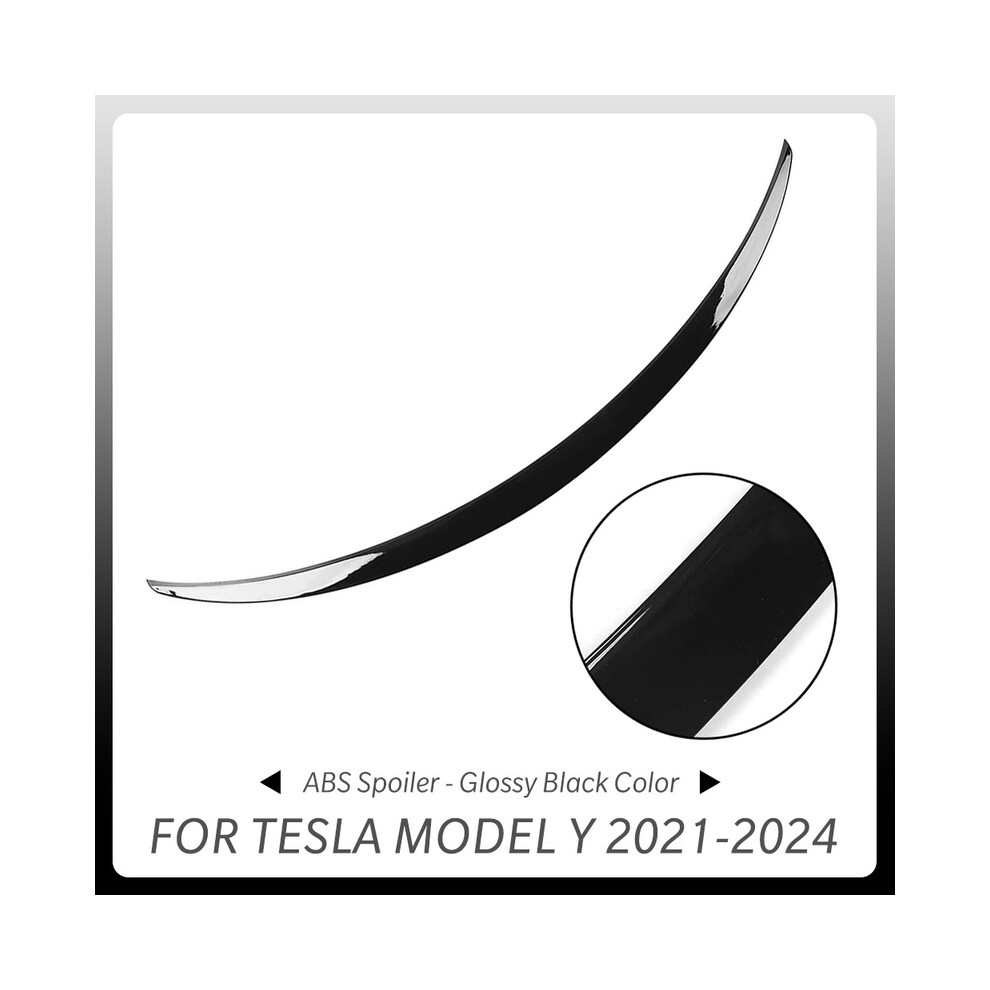 (Y Glossy ) For Tesla Model Y 2024 Abs Rear Trunk Spoiler Wing For Tesla Model 3 2017-2023 Model3 Highland Car Accessories High-Performance Black 8704304425010