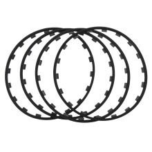 (Black-18 inch) for Tesla Model 3 Y S X 2017-2023 Car Tyre Accessories 4Pcs Universal Car Wheel Protector Rims Wheel Anti-Cuts