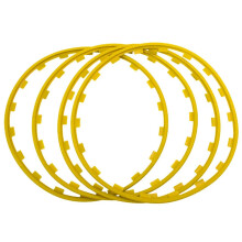 (Yellow-19 inch) for Tesla Model 3 Y S X 2017-2023 Car Tyre Accessories 4Pcs Universal Car Wheel Protector Rims Wheel Anti-Cuts