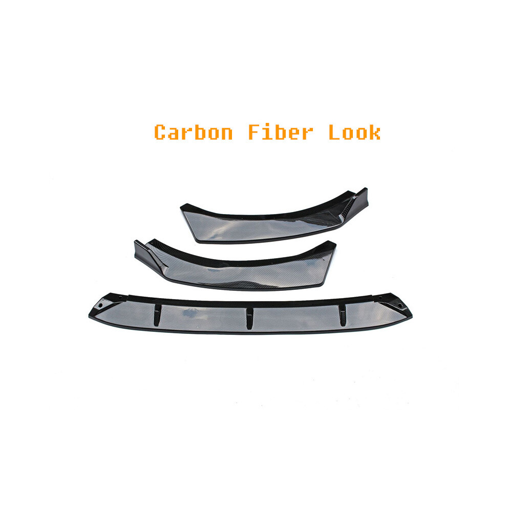(Carbon Fiber Look) Front Under Splitter Deflector Protector Front Bumper Lower Lip Chin Body Protector Kit For Kia K5 Dl3 Optima 2020 2021 Tuning 8704304426000