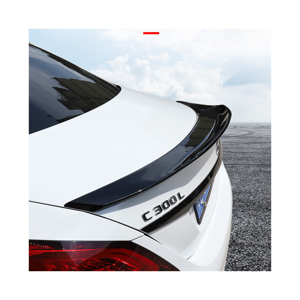 (Glossy ) For 2014-2020 Mercedes Benz C-Class W205 C260 C43 C63 Amg 4Door Rear Trunk Lid Lip Body Kit Spoiler Wings Part Black 8704304426338