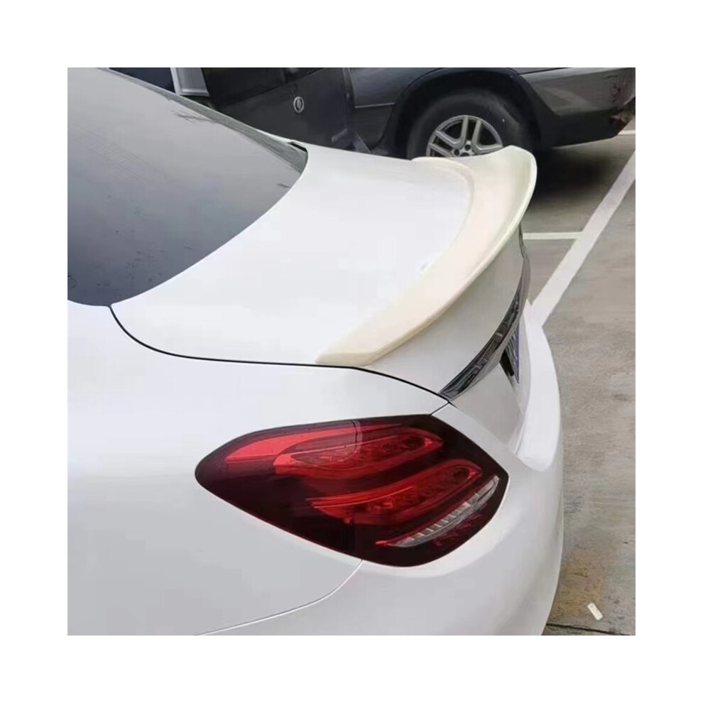 (Unpainted) For 2014-2020 Mercedes Benz C-Class W205 C260 C43 C63 Amg 4Door Rear Trunk Lid Lip Body Kit Spoiler Wings Part Black 8704304426345