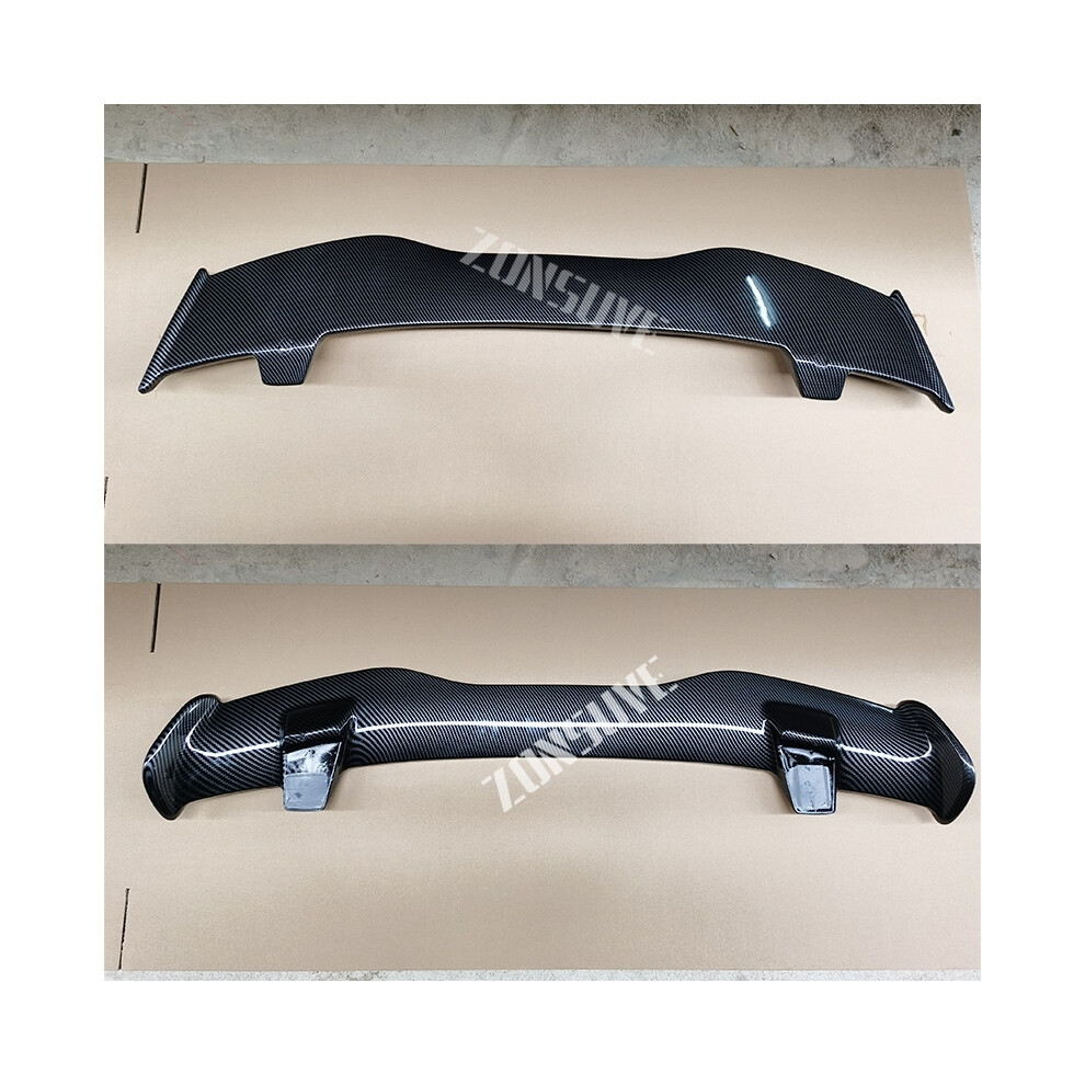 (Carbon Fiber Look) For Renault Clio 2013-2018 Spoiler Abs Plastic Hatchback Roof Rear Wing Body Kit Accessories 8704304427670