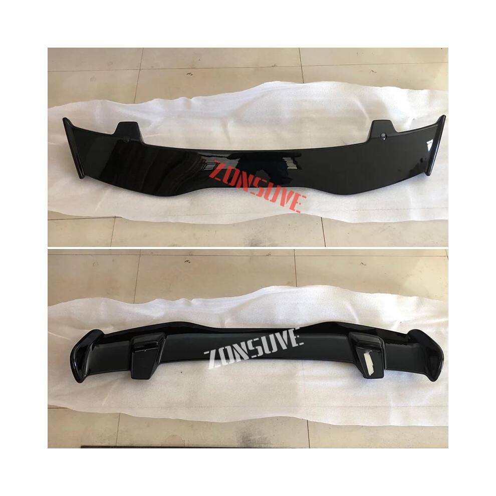 (Glossy ) For Renault Clio 2013-2018 Spoiler Abs Plastic Hatchback Roof Rear Wing Body Kit Accessories Black 8704304427663
