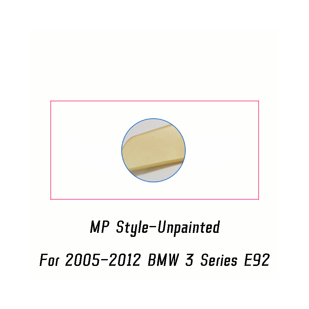 (MP Unpainted) For 2006-2014 BMW 3 Series E92 2 Door MP M4 PSM Style Glossy Black Rear Trunk Lid Car Spoiler Wings Tuning Accessories-image-OPC-PFBRB8R-NEW