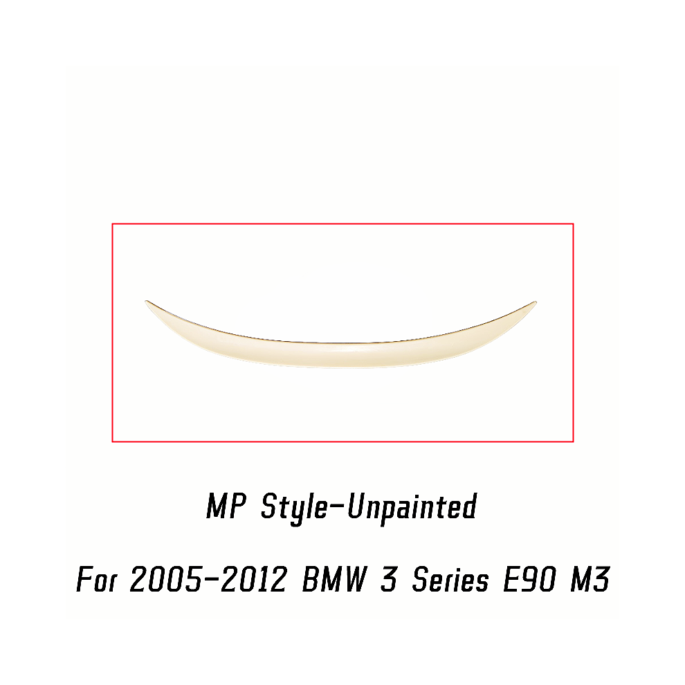 (Mp Unpainted) For Bmw 3 Series E90 M3 325I 328I 335I 330I 2005-12 M4 Mp Psm Style Rear Trunk Lid Spoiler Wings Car Exterior Tuning Accessories 8704304428264