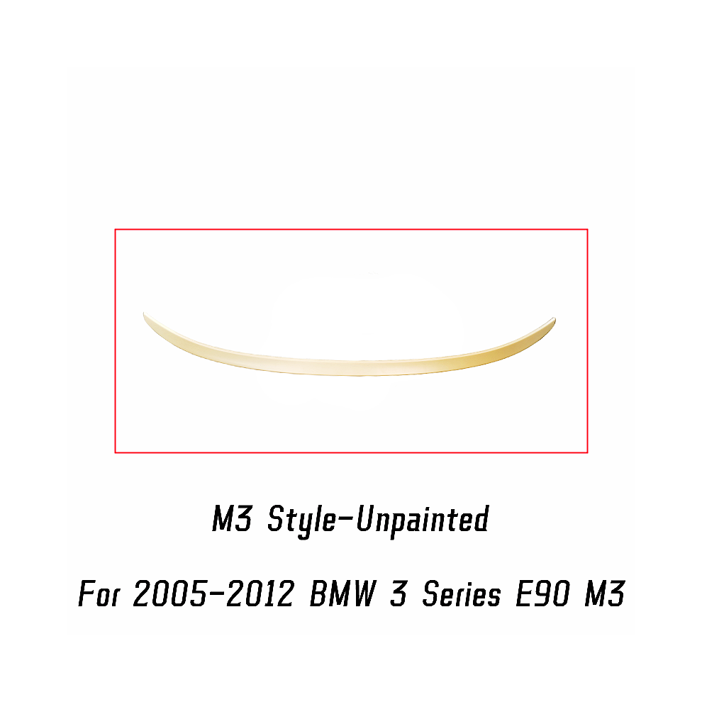 (M3 Unpainted) For Bmw 3 Series E90 M3 325I 328I 335I 330I 2005-12 M4 Mp Psm Style Rear Trunk Lid Spoiler Wings Car Exterior Tuning Accessories 8704304428370