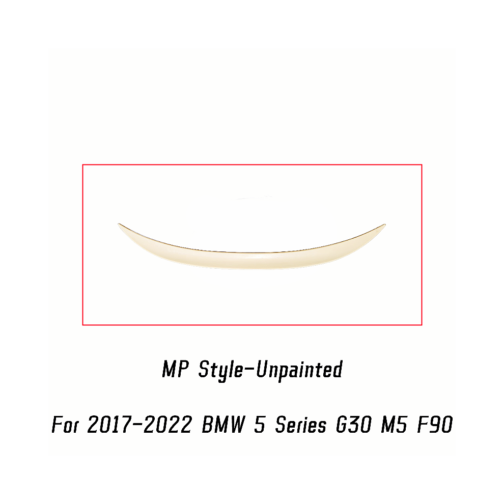 (Mp Unpainted) For 2017-2022 Bmw 5 Series G30 F90 M5 520I 530I 540I M550i Mp M4 Psm Style Rear Trunk Lid Spoiler Wings Car Tuning Accessories 8704304428158