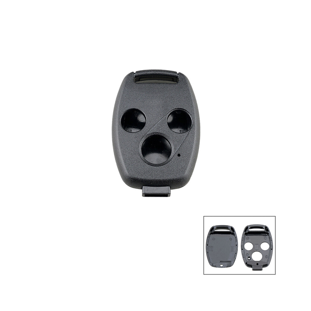 (C) Remote Key Housing Key Fob Keyless Entry Remote Shell Case & Pad Fits Honda Accord/Civic/Cr-V/Fit/Odyssey/Pilot/Ridgeline/Cr-Z 8704304430281