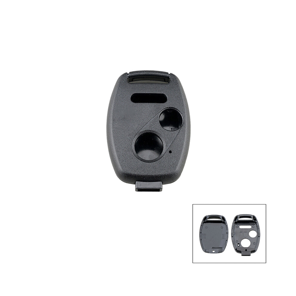 (B) Remote Key Housing Key Fob Keyless Entry Remote Shell Case & Pad Fits Honda Accord/Civic/Cr-V/Fit/Odyssey/Pilot/Ridgeline/Cr-Z 8704304430304