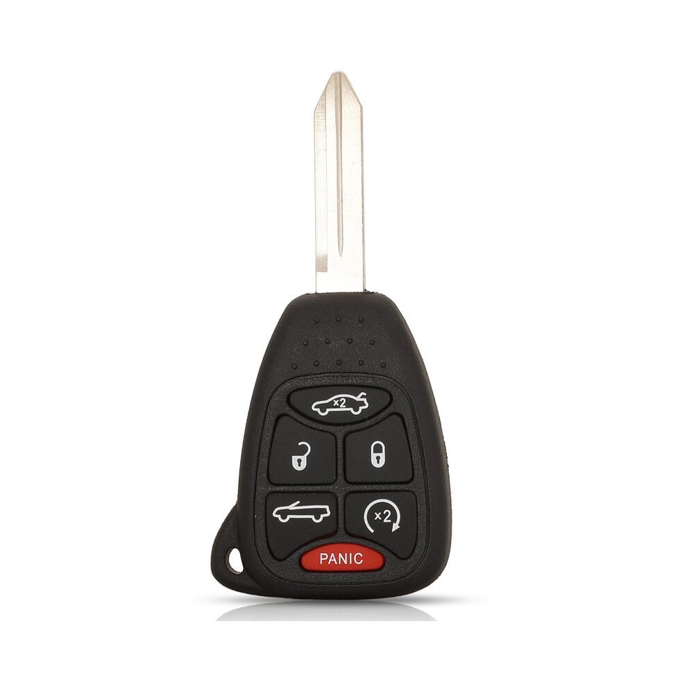 (6 Buttons B) Car Key Shell For Chrysler Jeep Dodg 200 Aspen Sebring Compass Liberty Patriot Wrangler Avenger Durango Caliber Nitro 8704304430694