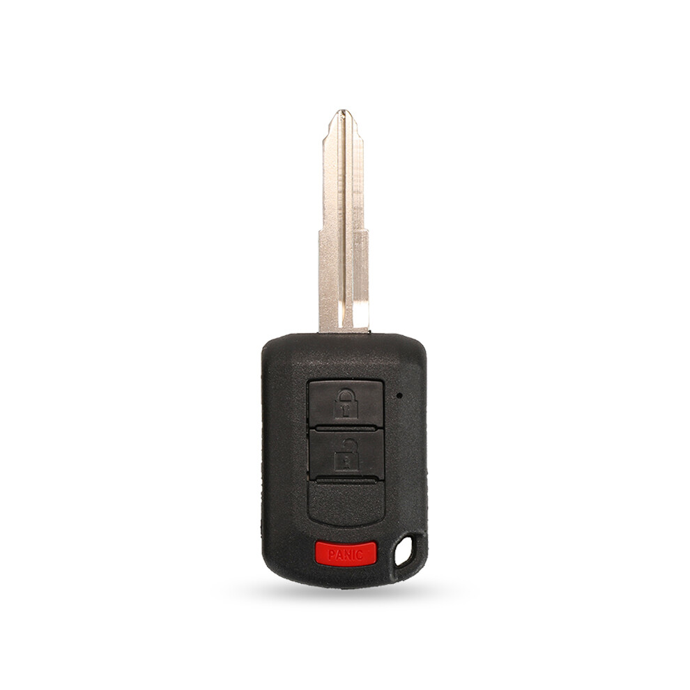 (3 Btn Panic) 2/3/4 Buttons Remote Head Key Shell Housing Fob For Mitsubishi Eclipse Outlander Mirage Lancer Oucj166n Car Key Case 8704304430793
