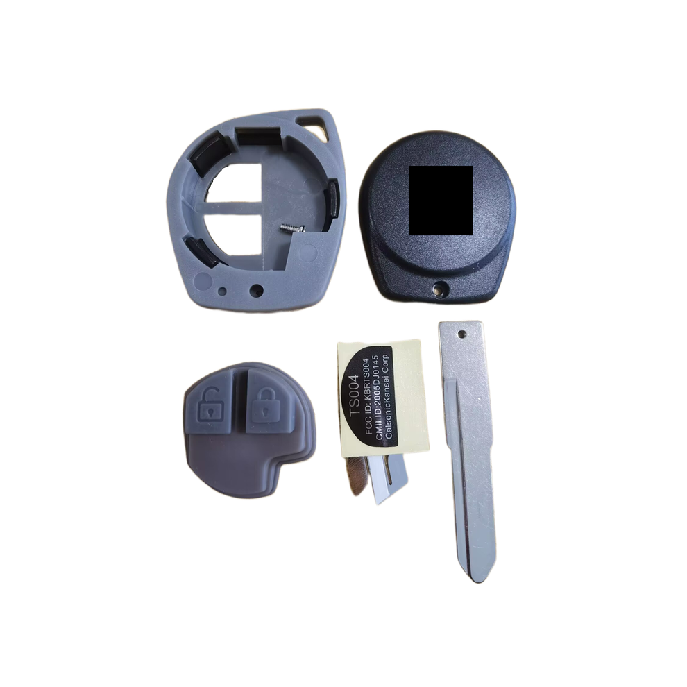 (Hu133r) 2 Buttons Replacement Remote Car Key Shell For Suzuki Grand Vitara Swift Hu133r/Toy43/Sz11r Blade Rubber Button Pad 8704304432896