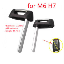 (for M6 H7) Emergency Key Blank Blade for Great Wall Haval Jolion H6 H8 H2S Tank 300 500 M6 H7 VV7 for Chinese Car Key Accessories