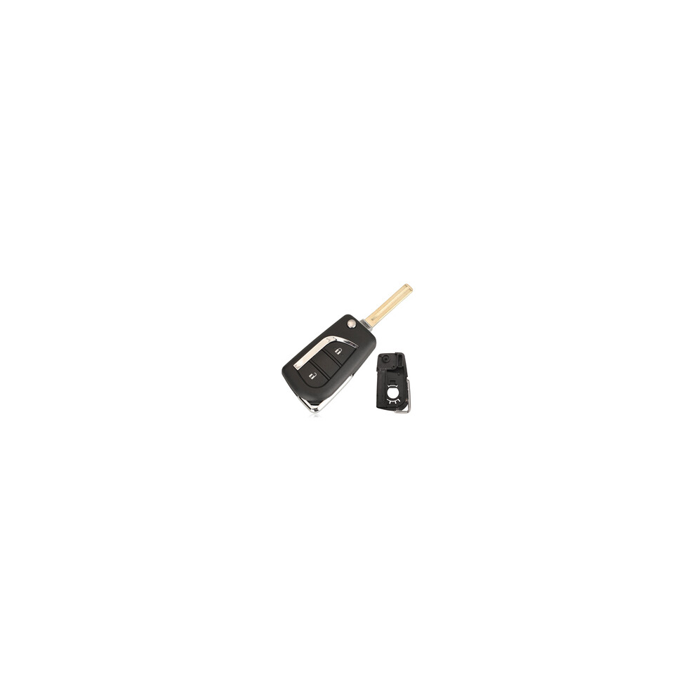 (2Button Toy48) New Flip Folding Remote Key Shell Case Fit Cr2016 Holder For Toyota Levin Camry Reiz Highlander Corolla Va2 Toy48 Toy43 8704304434586