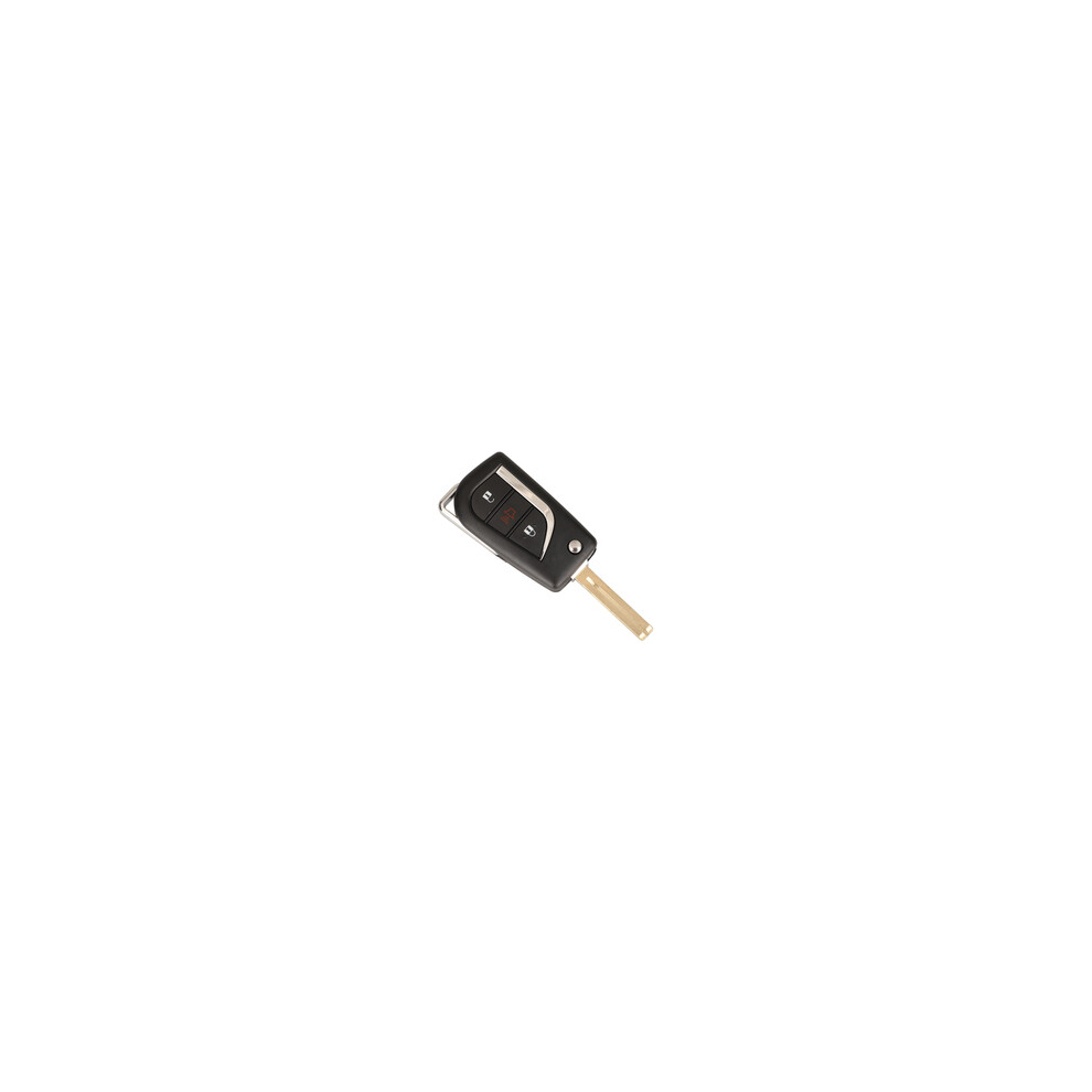 (3Buttons Panic Toy48) New Flip Folding Remote Key Shell Case Fit Cr2016 Holder For Toyota Levin Camry Reiz Highlander Corolla Va2 Toy48 Toy43 8704304434616