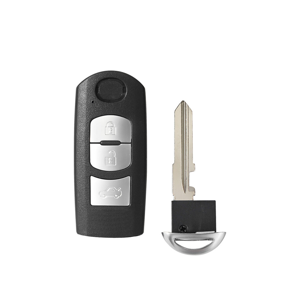 (Model 6 No.2 Blade) Fob 2/3/4 Buttons Smart Car Key Shell Case For Mazda 3 5 6 Cx-5 Cx-7 Cx-9 Mx-5 Miata Rx-8 2006-2018 8704304436276