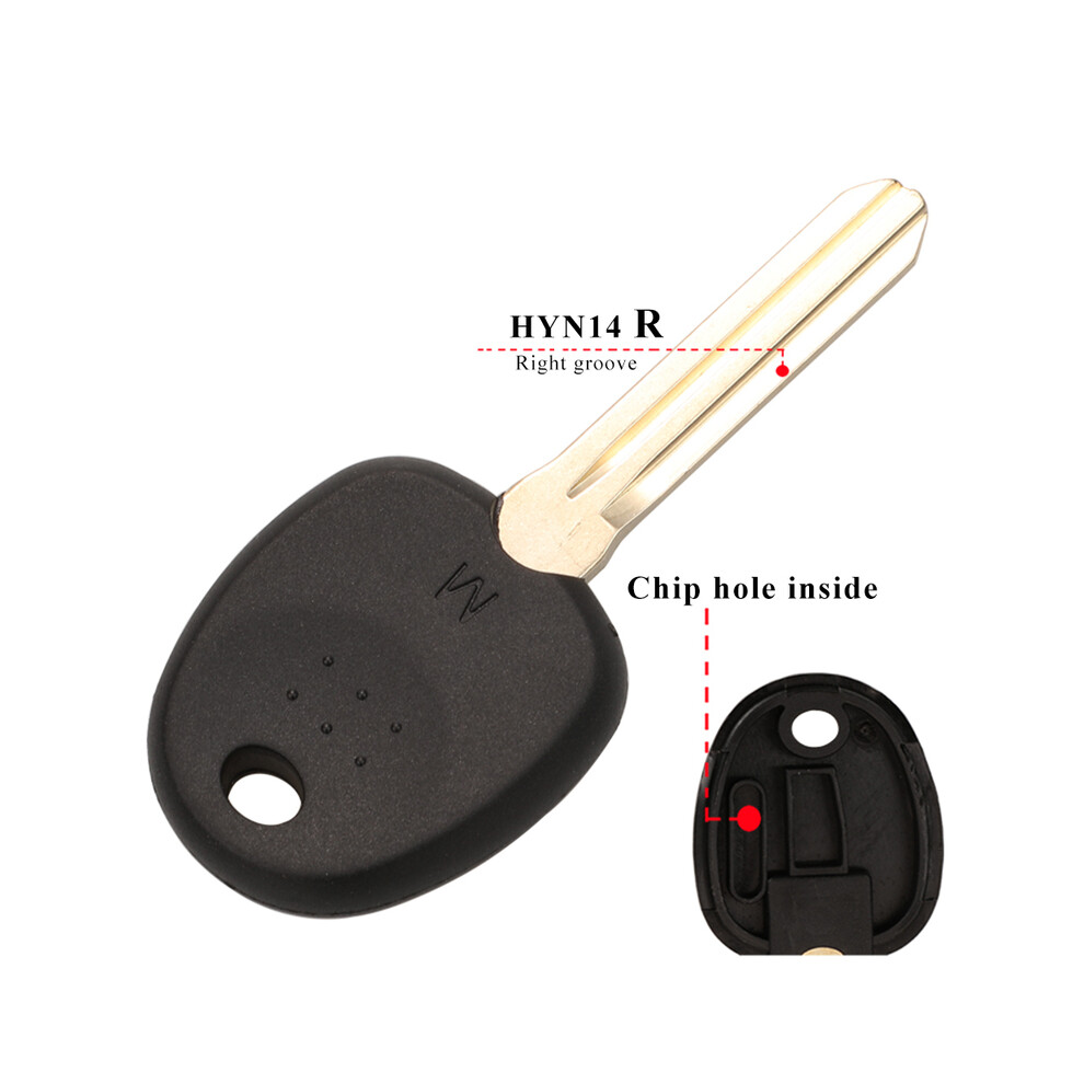 (Hyn14r) 15Pcs Car Transponder Key Shell For Hyundai Accent Sonata Nf Elantra Accent Coupe Getz H-1 Lavita Tiburontucson Verna 8704304439000