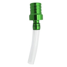 (Green) 1PC Motorcycle Gas Fuel Cap 2 Way Valves Vent Breather Hoses Tubes For Motocross ATV Quad Dirt Pit Bike Fuel Tank Breather Pipe