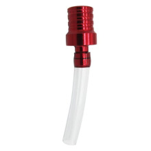 (Red) 1PC Motorcycle Gas Fuel Cap 2 Way Valves Vent Breather Hoses Tubes For Motocross ATV Dirt Pit Bike Fuel Tank Breather Pipe