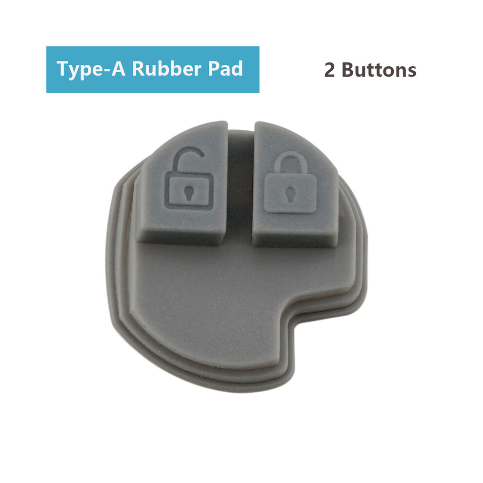 (Type-A Rubber Pad) 2 Buttons Replacement Remote Cover Car Key Fob Case Shell With Sz11r / Hu87 / Toy43 Blade Fit For Suzuki / Agila/Ignis Alto Sx4 8704304442185