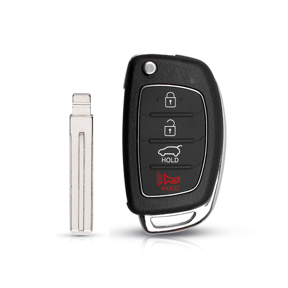 (Model 5) Fob 3 Buttons Flip Folding Remote Car Key Shell Case For Hyundai Hb20 Santa Fe Ix35 Ix45 Accent I40 Solaris 8704304442680