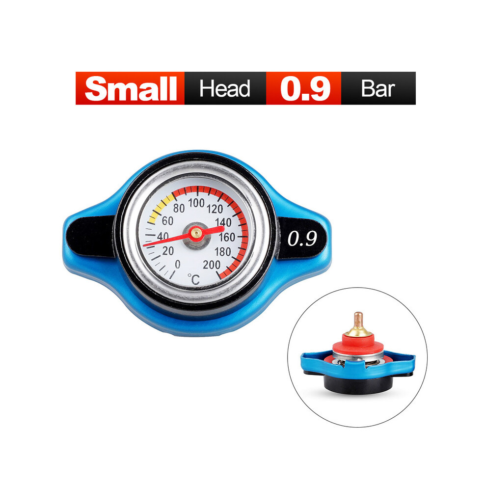 (Small Head 0.9 Cover) 0.9Bar 1.1Bar 1.3 Bar Big Or Small Head Thermost Radiator Cap Cover Water Temperature Gauge Cover 8704304443472