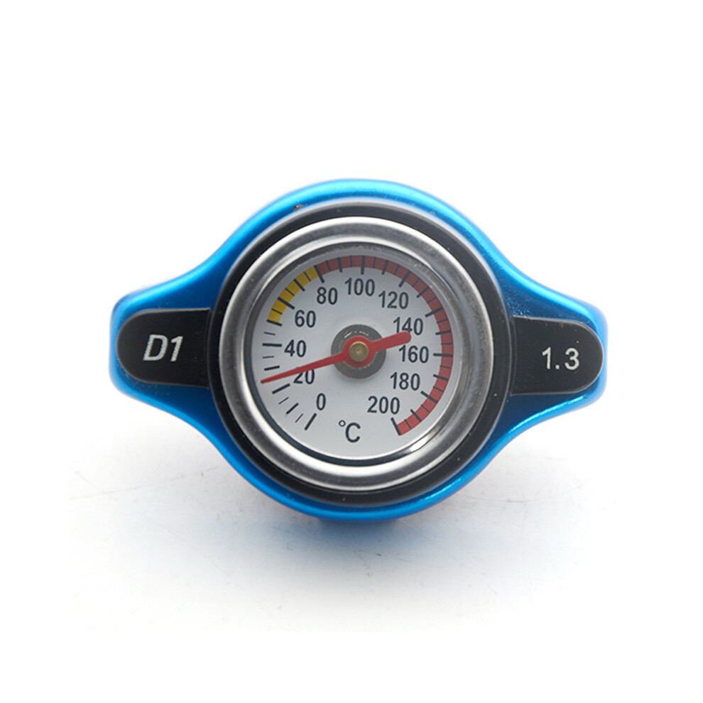 (Small Head 1.3) Car D1 Spec Thermostatic Gauge Radiator Cap Tank Cover Temperature Water Gauge With Utility Safe 0.9 Bar/1.1 Bar/1.3 Bar 8704304443717