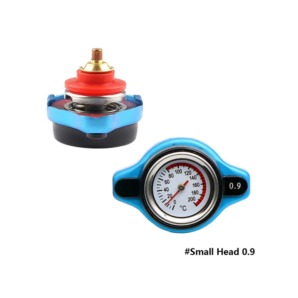 (Small Head 0.9) Car Auto Styling Spsld Thermo Radiator Cap Tank Cover Water Temperature Gauge With Utility Safe 0.9 Bar/ 1.1 Bar/1.3 Bar 8704304444141