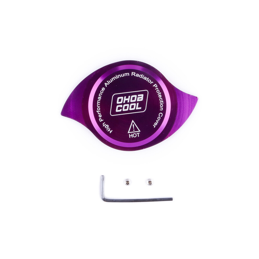 (Purple) Radiator Cap Car Tank Protection Cover Decoration Aluminum Fit For Honda Accord Civic Crv Crz Crx Acura Cl Csx Ilx Mdx Nsx Purple 8704304444714