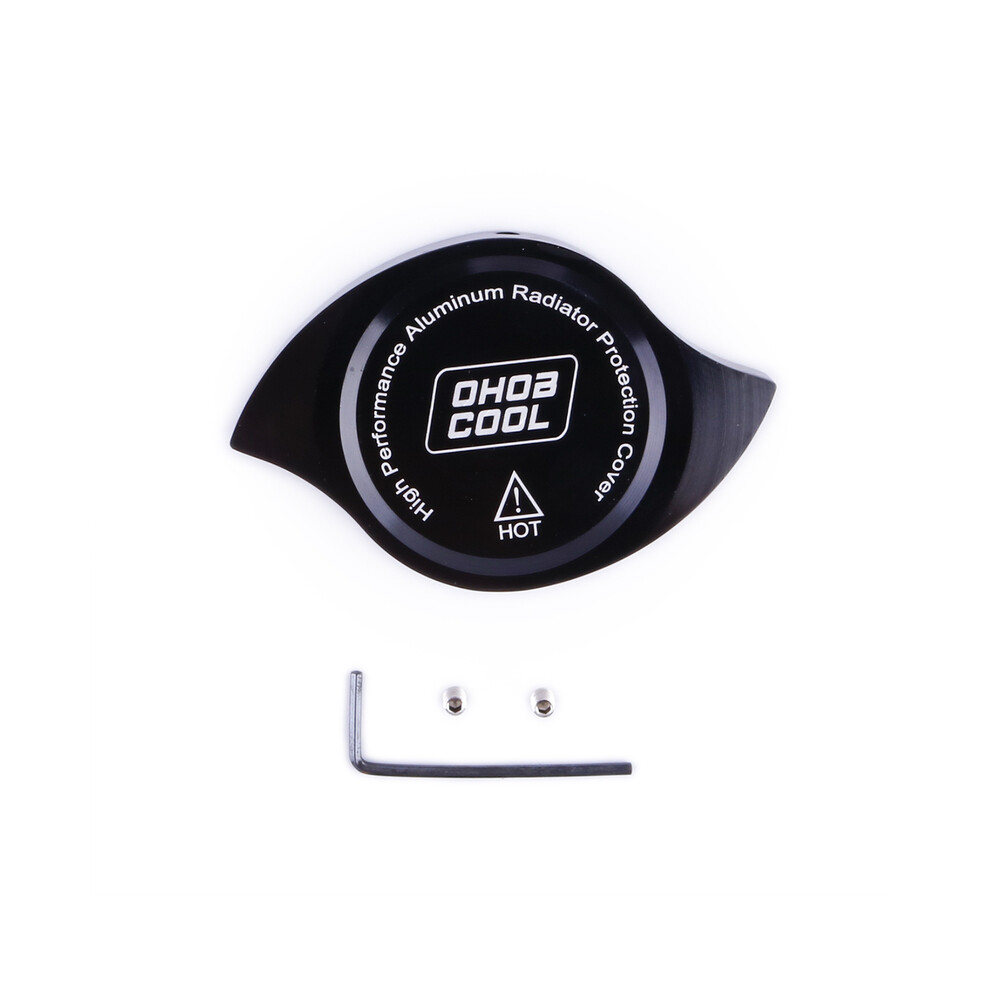 (Black) Radiator Cap Car Tank Protection Cover Decoration Aluminum Fit For Honda Accord Civic Crv Crz Crx Acura Cl Csx Ilx Mdx Nsx Black 8704304444691