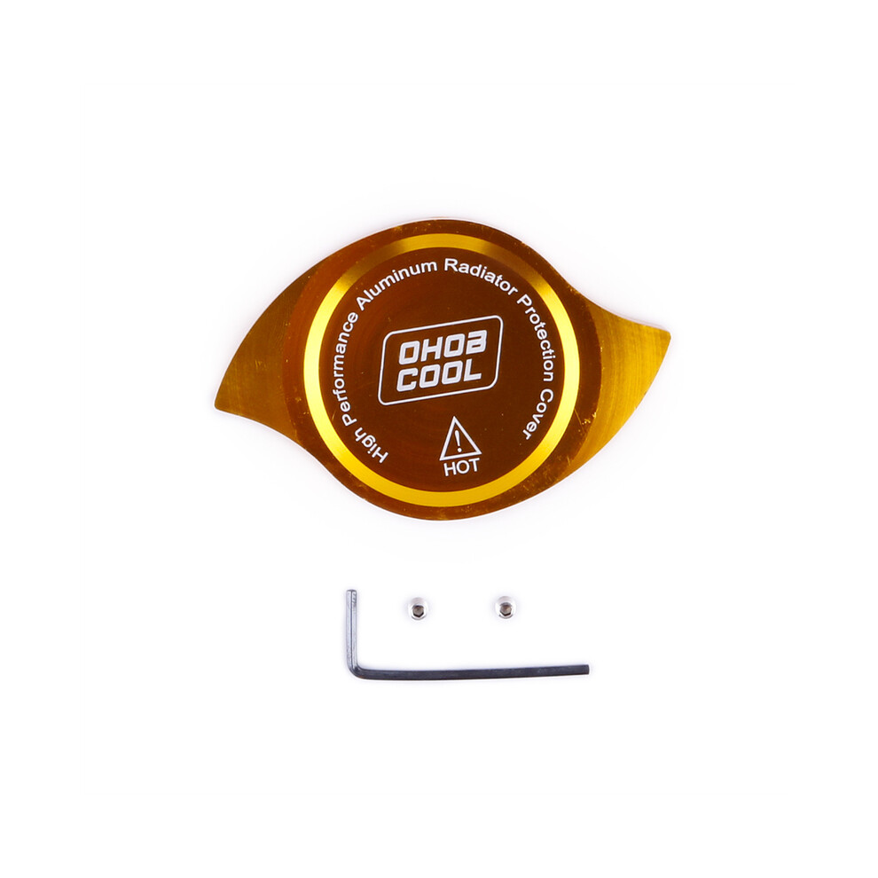 (Gold) Radiator Cap Car Tank Protection Cover Decoration Aluminum Fit For Honda Accord Civic Crv Crz Crx Acura Cl Csx Ilx Mdx Nsx Gold 8704304444721