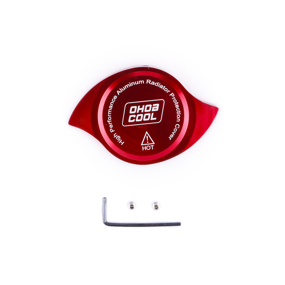 (Red) Radiator Cap Car Tank Protection Cover Decoration Aluminum Fit For Honda Accord Civic Crv Crz Crx Acura Cl Csx Ilx Mdx Nsx Red 8704304444684