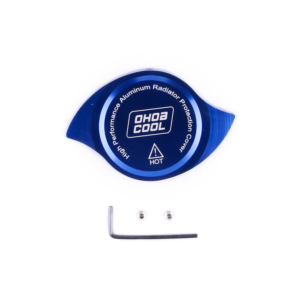 (Blue) Radiator Cap Car Tank Protection Cover Decoration Aluminum Fit For Honda Accord Civic Crv Crz Crx Acura Cl Csx Ilx Mdx Nsx Blue 8704304444738