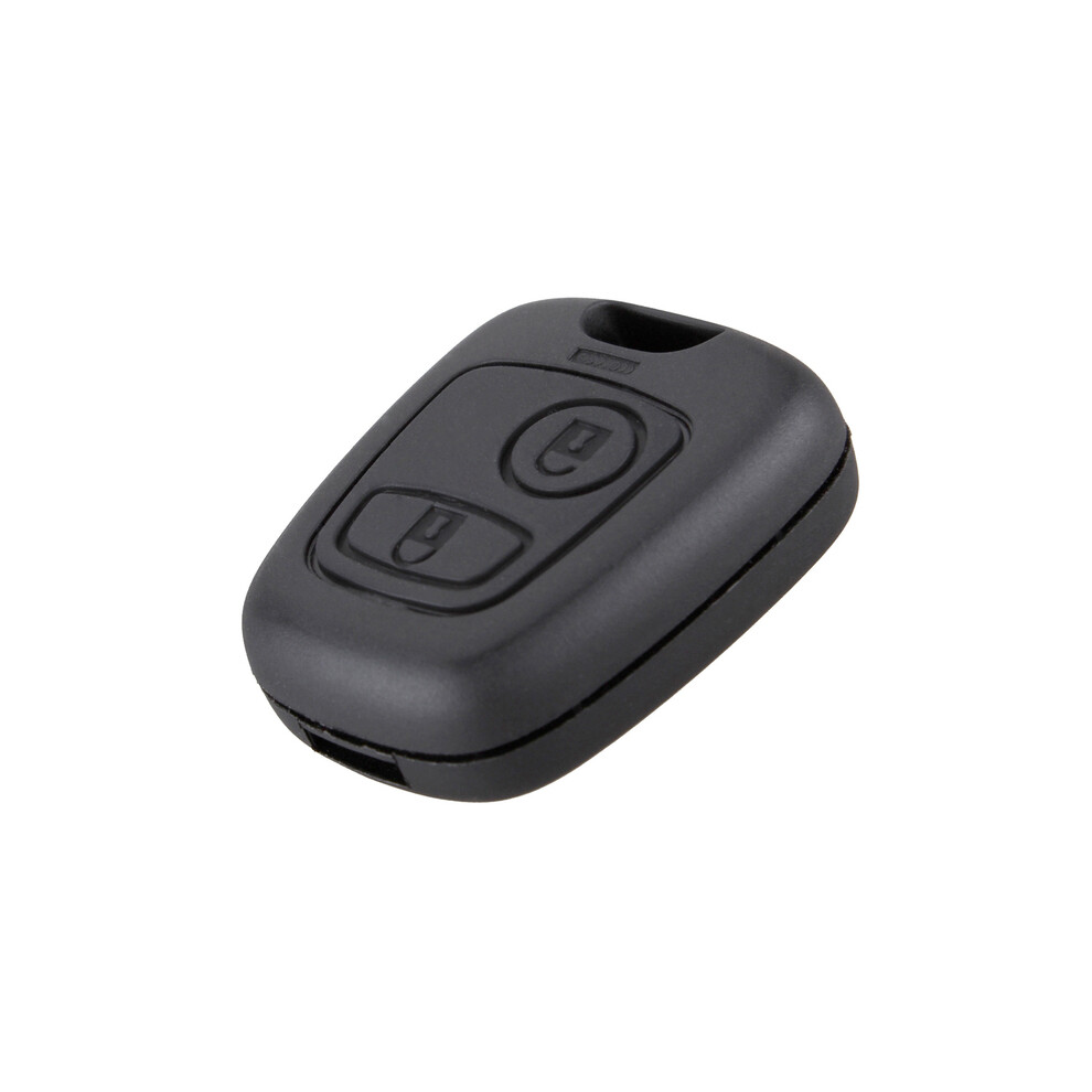 (Case - No Blade) 2 Buttons Remote Car Key Shell Fob Key Case Cover With 206 Blade Micro Switches Fit For Peugeot 106 107 206 207 306 307 406 407 8704304444981