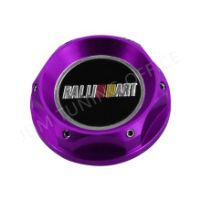(PURPLE) Performance Racing Engine Oil Cap High Quality Aluminum Alloy Ralliart Oil Fuel Filler Cover Cap For Mitsubishi