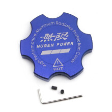 (Blue) New Shape Power Radiator Cap Cover Fit For HONDA Accord Civic CR-V CR-Z CRX ACURA CL CSX ILX MDX NSX Car Tank Cover