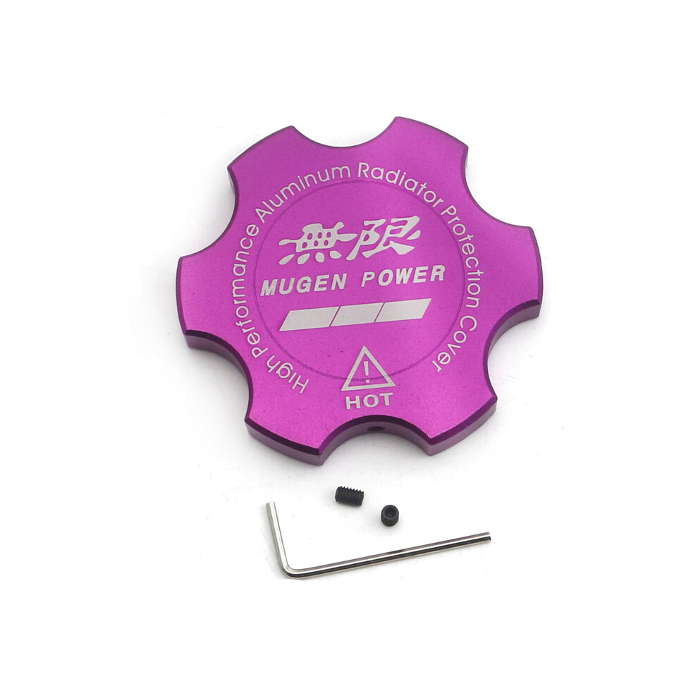 (Purple) New Shape Power Radiator Cap Cover Fit For Honda Accord Civic Cr-V Cr-Z Crx Acura Cl Csx Ilx Mdx Nsx Car Tank Cover Purple 8704304446091