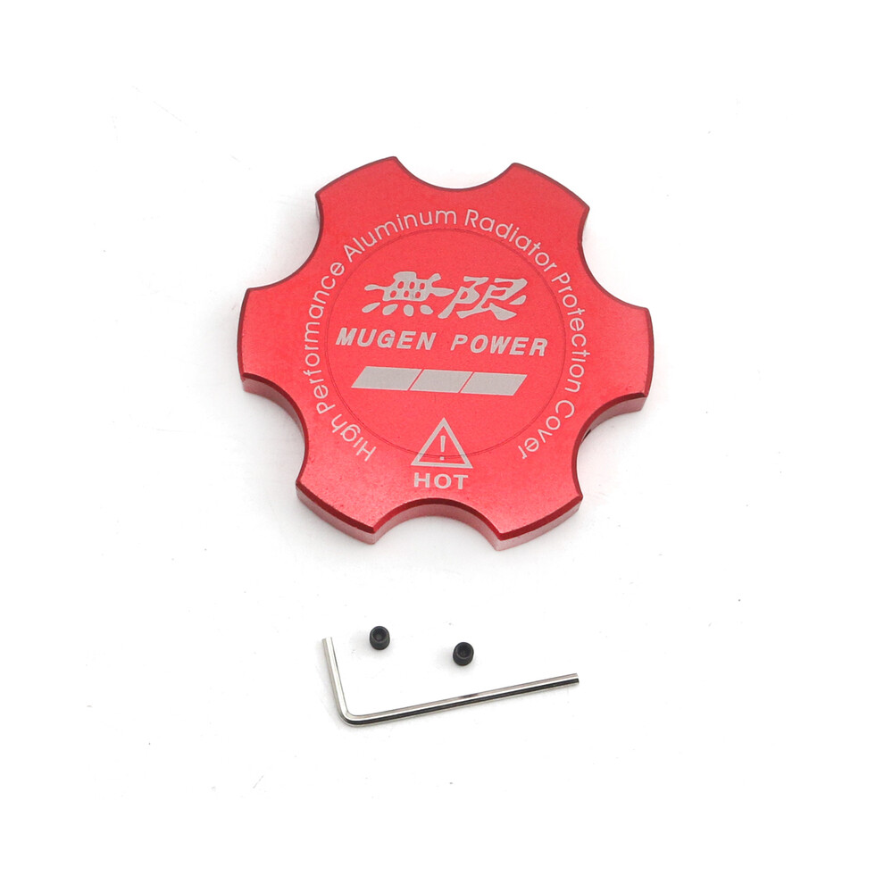 (Red) New Shape  Power Radiator Cap Cover Fit For HONDA Accord Civic CR-V CR-Z CRX  ACURA CL CSX ILX MDX NSX Car Tank Cover-image-OPC-PFBRF6V-NEW