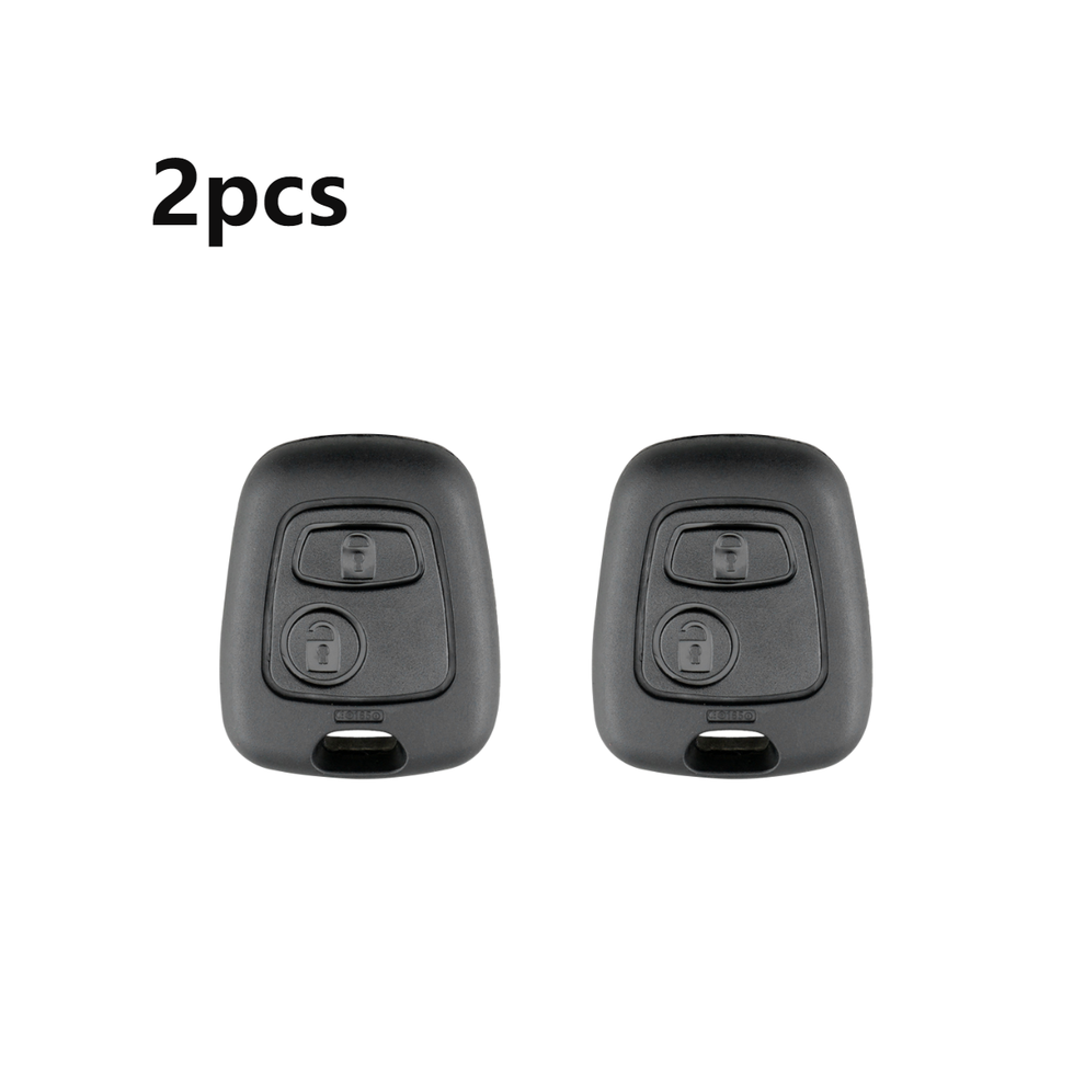 Photos - Remote control  2 Button Replacement  Blank Car Key Shell Key Box for Peugeot 206 Blade Car Alarm Key Box Car Accessori(2pcs)