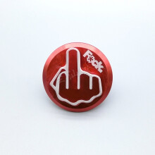 (Honda Red) Engine Oil Fuel Filler Billet Cap Tank Cover for Toyota Honda Subaru