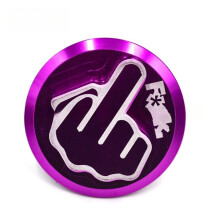 (Honda Purple) Engine Oil Fuel Filler Billet Cap Tank Cover for Toyota Honda Subaru