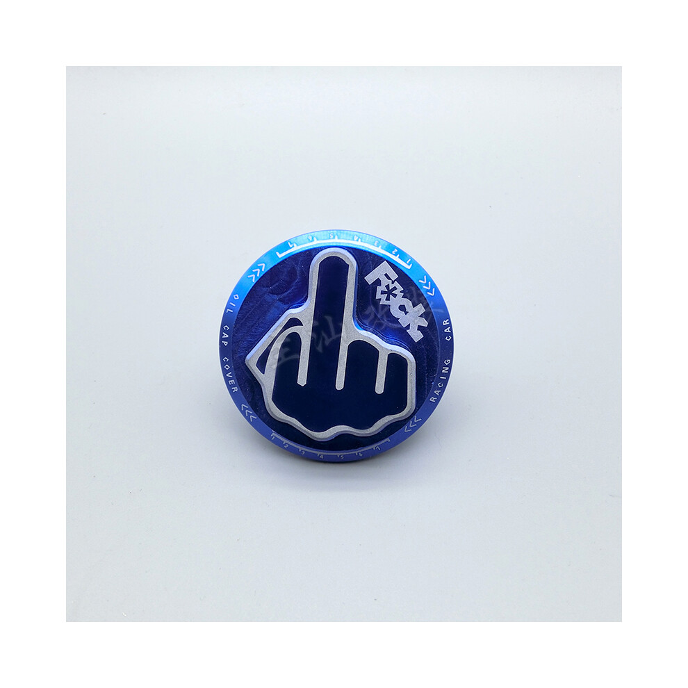 (Subaru ) Engine Oil Fuel Filler Billet Cap Tank Cover For Toyota Honda Subaru Blue 8704304447043