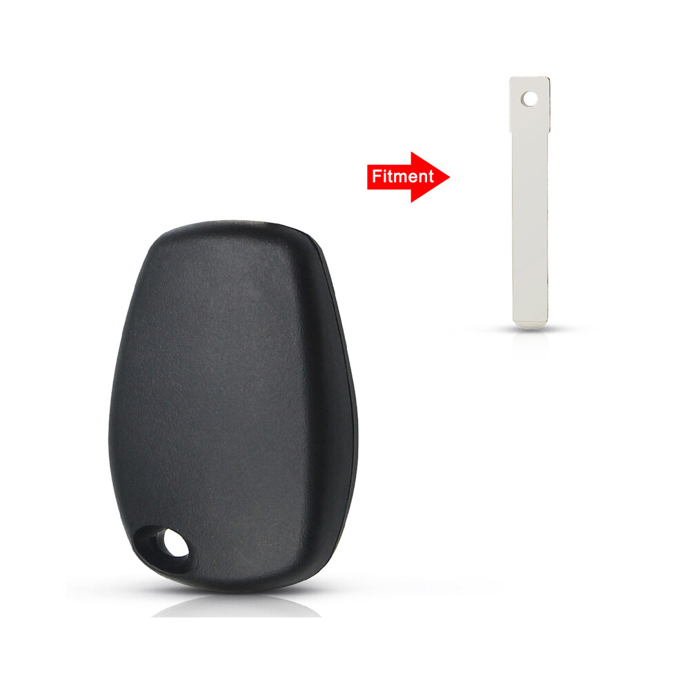 (3Mmx9mm No Blade) For Renault Logan Kangoo Duster Clio Twingo Modus Master Primastar Dacia Nissan Opel Fob Transponder Car Key Case Shell Black 8704304449153