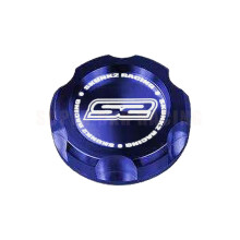 (Blue) Racing Car Styling Skunk2 Style Aluminum Alloy Engine Oil Tank Cap Fuel Filler Tank Cover Accessories For Honda Most Cars