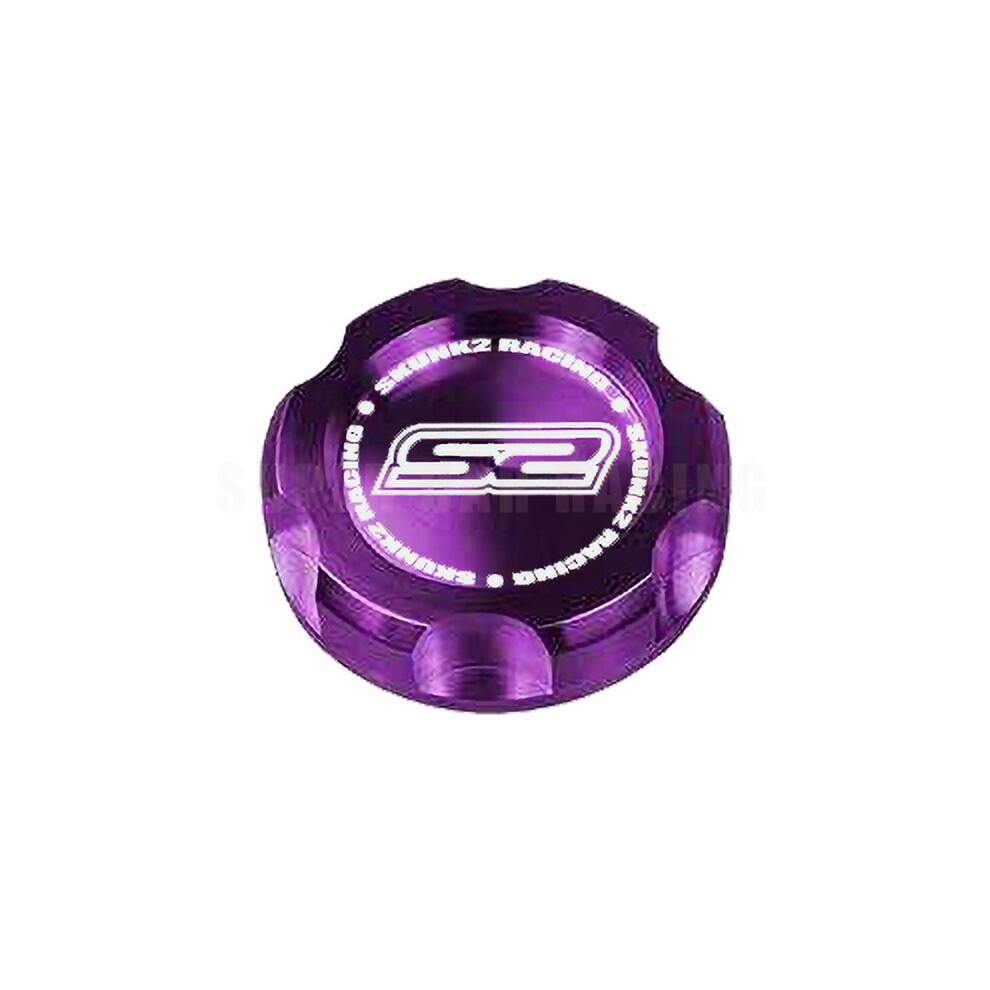 (Purple) Racing Car Styling Skunk2 Style Aluminum Alloy Engine Oil Tank Cap Fuel Filler Tank Cover Accessories For Honda Most Cars Purple 8704304449016